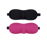 VICASKY 2pcs Sleeping Eye Mask Adjustable Eyeshade for Blackout Breathable Blindfold for Men Women for Eye Shading and Travel Use