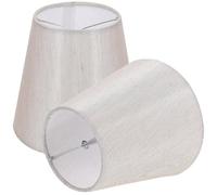VICASKY 2pcs Small Cloth Lampshades Clip on Lamp Shades for Floor Lamps and Study Rooms Retro Style with Unique Design Not Easy to Fall Off Or Break Decorative Warm Atmosphere