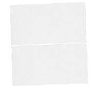 VICASKY 2pcs Snowflake Cotton Artificial Blanket for Christmas Village Display Winter Decor Rug Fake Snowflakes for Xmas Table Blanket
