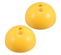 VICASKY 2pcs Soccer Agility Pole Bases for Football Training Practice Abs Material Weighted Base with Adjustable Water Fill for Secure Setup on Sandy Grounds
