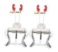 VICASKY 2pcs Spectrum Clip Trumpet Lyre for Clarinet Music Score Clip for Marching Band