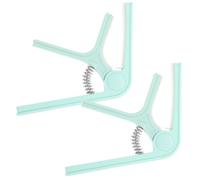 VICASKY 2pcs Spring Tension Capo for Acoustic and Electric Guitars Pitch Change Accessories Design for Ukulele and Folk Instruments for Musicians