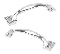 VICASKY 2pcs Stainless Steel Barn Door Handle Pulls with Comfortable Grip and Easy Installation Silver Retro Style Gate Handles Suitable for Barn Doors