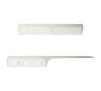 VICASKY 2pcs Stainless Steel Combs Hair Shearing Comb Lightweight and Gentle on Wet Or Dry Hair for Men Women Professional Haircut Accessories