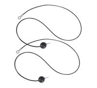 VICASKY 2pcs Steel Wire Rope Replacement Thick Fitness Pulley Cable for Home Gym Equipment Easy Upgrade Pulldown Attachment Compatible with Weight Machines and Cable Systems