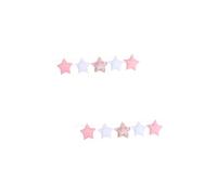 VICASKY 2pcs String Star String Hanging Decoration Stars for Crib Decor for Boys and Girls Bedroom North Europe Style