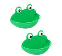 VICASKY 2pcs Suction Cup Reptile Platform Resting Stand for Amphibians and Small Reptiles, Sturdy Decorative Habitat Accessory for Frogs, Toads, Geckos, and Larvae in Terrariums