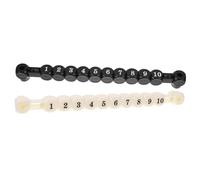VICASKY 2Pcs Table Football Score Counters for Foosball Table Game Supplies Black and White Score Keepers with Numbers for Tennis