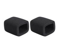 VICASKY 2Pcs Thickened Square Sponge Microphone Covers Dustproof Pop Filter Windshield for Ktv Mic Accessories, Noise Reduction Windscreens Suitable for Studio and Live Performance