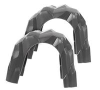 VICASKY 2Pcs Train Tunnel Realistic Model Railway Scenery Safe Cave Props for DIY Play and Creative Games for Indoor Train Tracks and Scenic Decorations