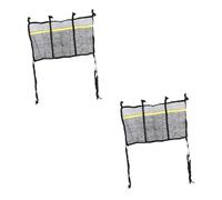 VICASKY 2pcs Trampoline Shoes Storage Net Bag Lightweight Mesh Organizer for Trampoline Accessories Portable Multi Purpose Hanging Pouch for Shoes Snacks and Essentials