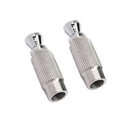 VICASKY 2pcs Tremolo Bridge Studs Anchors Elevating Adjustment Screw for Electric Guitar Silver Durable Construction for Enhanced Sound Quality and DIY Fun
