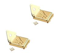 VICASKY 2pcs Triangle Tailpiece for Mandolin Metal Construction Easy String Changes Mandolin Parts