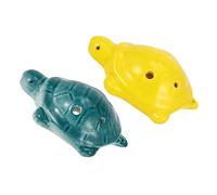 VICASKY 2pcs Turtle Shaped Ocarina Instrument Musical Toy for Boy Girl Beginner Practice Ocarina