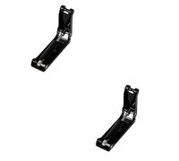 VICASKY 2pcs Ultra-thin Metal Piano Slow Closing Device Hydraulic Pressure Fallboard Decelerator for Upright Pianos Easy Installation Scratch Strong Adhesion Finger Safety Black