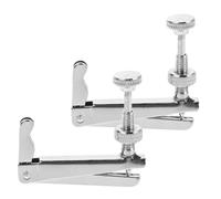 VICASKY 2pcs Universal Metal Cello Fine Tuners with Screws String Adjusters for 3/4-4/4 Cellos Clip-on Tuning Pegs Compatible with Orchestral Accessories