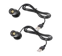 VICASKY 2pcs USB Powered Small LED Spotlight for Cabinet Display Mini Counter Light with Compact Design Easy Installation Without Drilling Bright White Indoor Puck Lights for Enhanced
