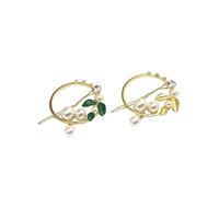 VICASKY 2Pcs Vintage Alloy Hair Clips with Delicate Pearl Design Stylish Ponytail Pins for Women Elegant Hair Accessories present for Friends and Family