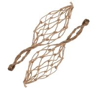 VICASKY 2pcs Vintage Twine Rope Wine Bottle Sleeve Reusable Mesh Net Bag for Travel Home Storage Multifunctional Wine Jar Carrier with Detailed Handcrafting and Elegant Design