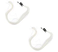 VICASKY 2pcs Violin Bow Hair Replacement for Full Violin Creative Horse Hair String Making Supply