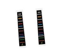VICASKY 2pcs Violin Finger Guide Label Fret Guide Chart for Fingerboard Violin Fretboard Sticker for Beginners and Boys and Girls Learning Acoustic Tools