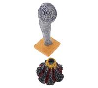 VICASKY 2Pcs Volcano Science Kit with Realistic Eruption and Miniature Tornado Models Interactive Natural Disaster Stem for Home School Exploration and Geological Learning