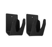 VICASKY 2pcs Wall Mounted Barcode Scanner Stand Holder Space Saving Design and Universal Compatibility, Plastic Adjustable Dock for Retail and Warehouse Use, Black Barcode Reader Rack