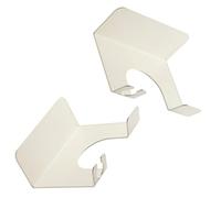VICASKY 2Pcs Wall Mounted Blow Dryer Holder Rack Self Adhesive Hair Dryer Storage Strong Load Bearing Capacity for Bathroom Bedroom Barbershop Easy Installation