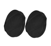 VICASKY 2pcs Waterproof Cymbal Storage Bag Portable Gong Holder Thickened 40cm Oxford Cloth Single Layer Gong Pouch with Handle for Instrument Protection