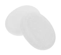 VICASKY 2pcs White Natural Marble Hot Massage Stones for Spa Home Use Smooth Polished Surface with Essential Oil Compatibility for Facial Body Relaxation Therapy