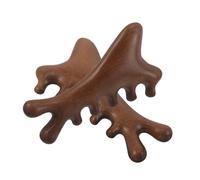 VICASKY 2pcs Wide Tooth Sandalwood Massage Comb for Scalp Care and Hair Styling Natural Wooden Hair Massager with Smooth Hand Polished Finish and Acupoint Relief