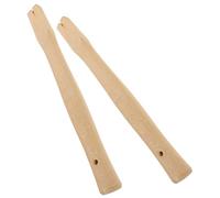 VICASKY 2pcs Wooden Hoe Handle Replacement Ergonomic Grip Woodworking Tool for Garden Work and Carpenter Use