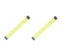 VICASKY 2pcs Yellow Indicator Tube Float Unsinkable Bobber for High Visibility Fishing Gear Easy to Attach and Remove Olive Shaped Accessory for Freshwater and Sea Angling