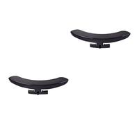 VICASKY 2pcs Zinc Alloy Black Banjo Armrest Mirror Finish Single Leg Protector Accessory for Vintage Models for and Lasting Use