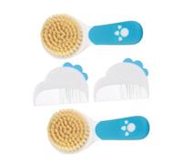 VICASKY 2Set Hair Brush and Comb Set Soft Bristles Grooming Essentials for Newborns Gentle Hair Care for Sensitive Scalp for Daily Use Registry
