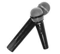VICASKY 2sets 1:1 Simulation Fake Microphone Toy for Kids Kids Microphone Models Stage Prop 2pcs*2
