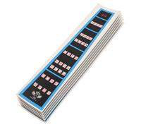 VICASKY 2sets Beginner Violin Learning Stickers 4/4 Full Set Professional Violin Accessories Fingerboard Note Stickers 6pcs*2