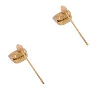 VICASKY 2sets Delicate Wooden Instruments Buddhist Percussion Plaything for Meditation Education and Music Fish Toy Crisp Sound