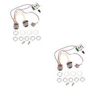VICASKY 2sets Electric Guitar Circuit Control Potentiometer Assembly for Guitar up Kit Plug Low Noise