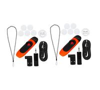 VICASKY 2sets Electric Kazoo Adults Kit Flute Diaphragms and Connecting Wire for Musical Education and Party Fun