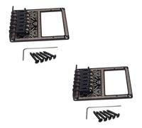 VICASKY 2sets Ga361a Guitar Bridge Assembly Double Pickup Standard String Spacing Guitar Accessory Perfect Replacement Part 6string*2