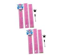 VICASKY 2sets Height Wall Sticker Growth Chart for Boys and Girls Decor Anime Style Height Chart for Boy Girl Home Wall Decal Measurement Device