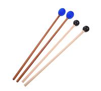 VICASKY 2sets Marimba Sticks Rubber for Marimba Xylophone Rhythm Stick Practice