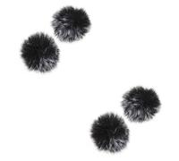 VICASKY 2sets Microphone Cover Clip Windproof Muffler for Singing Speech Contests Church Wedding Recording 2pcs*2