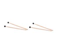 VICASKY 2sets Musical Instruments Set Glockenspiel Mallets Xylophone Drum Sticks Wooden Mallet Sticks for Boys and Girls and Adults Perfect for Music Practice 2pcs*2