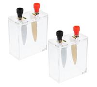 VICASKY 2Sets Salt Teaching Kit Liquid Battery Project for Classroom Science Experiments Reusable Educational Tools with Portable