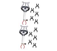 VICASKY 2sets Trumpet Music Score Clip Holder Lightweight Durable Trumpet Lyre Clamp for Sheet Music for Marching Bands Musicians Practical Sturdy Construction