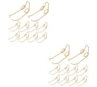VICASKY 2sets Trumpet Repair Parts Set Water Key Spit Valve Spring Brass Instrument Accessories Trumpet Supplies 20pcs*2