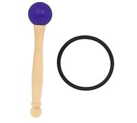 VICASKY 2sets Wooden Mallet with Rubber for Crystal Singing Bowls Versatile Knocking Stick for Meditation Suitable for Various Bowl and Easy to Use