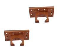 VICASKY 2sets Wooden Ukulele Hanger Stylish Wall-mounted Hook for Cucurbit Flute and Erhu Easy to Install for Music and Home Decor